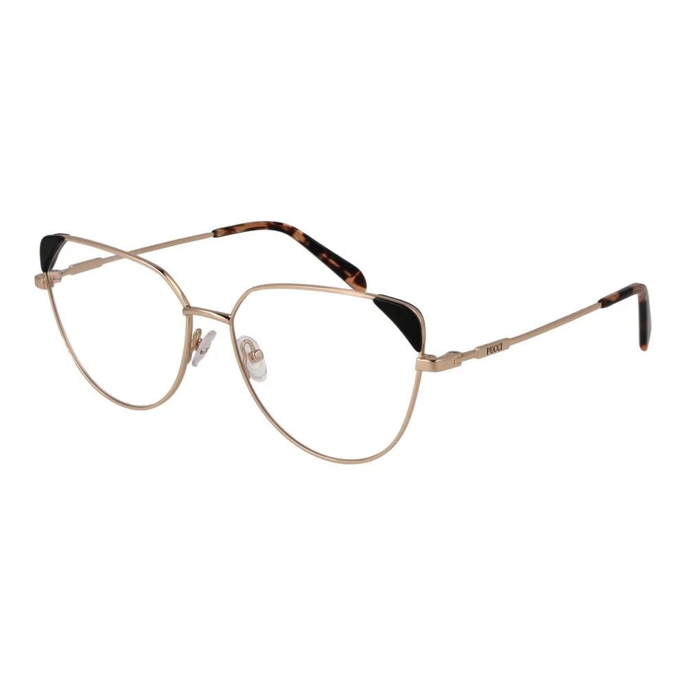 Emilio Pucci Gold Women Glasses Frame - Eyeglasses