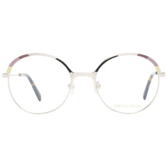 Emilio Pucci Gold Women Glasses Frame - Eyeglasses