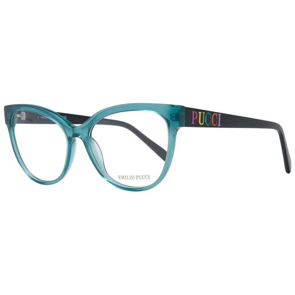 Emilio Pucci Green Women Glasses Frame - Eyeglasses