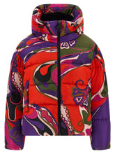 Emilio Pucci Multicolor Polyamide Full-Length Jacket - IT42