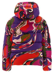 Emilio Pucci Multicolor Polyamide Full-Length Jacket - IT42
