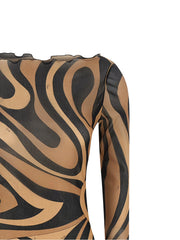 Emilio Pucci Multicolor Polyamide Long Dress - IT46