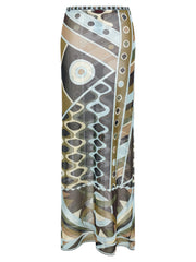 Emilio Pucci Multicolor Polyamide Mini Skirt - IT46