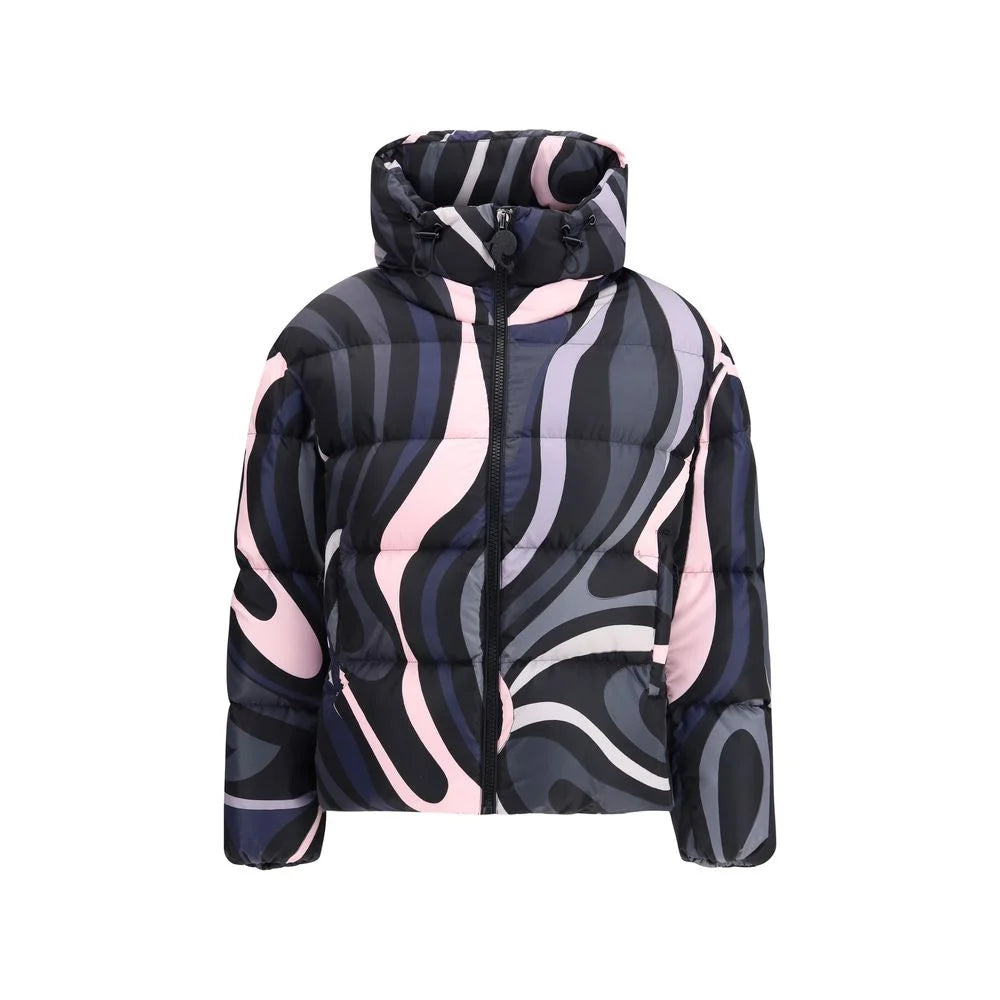 Emilio Pucci Multicolor Polyamide Shell Jacket - IT40 | M - Puffer Jackets