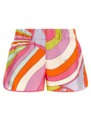 Emilio Pucci Multicolor Silk Bermuda Shorts - IT46