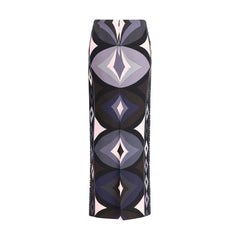 Emilio Pucci Multicolor Silk Long Skirt - Skirts