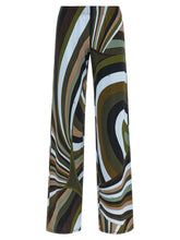 Emilio Pucci Multicolor Viscose Flared Pants - IT38