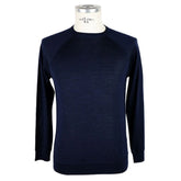 Emilio Romanelli Blue Cashmere Men Sweater - IT50 | L - Sweaters