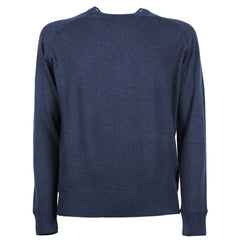 Emilio Romanelli Blue Cashmere Men Sweater - Sweaters