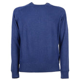 Emilio Romanelli Blue Cashmere Men Sweater - Sweaters