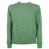 Emilio Romanelli Green Cashmere Men Sweater - Sweaters