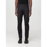 Emporio Armani Black Cotton Casual Pants - W30