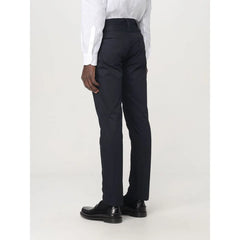 Emporio Armani Blue Cotton Casual Pants - W30