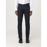 Emporio Armani Blue Cotton Casual Pants - W30