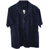 Emporio Armani Blue Cotton Shirt - XXL - Shirts