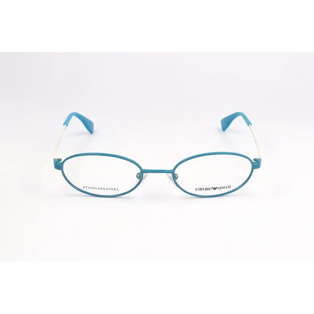 Emporio Armani Blue Stainless Steel Frames