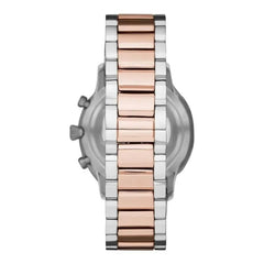 Emporio Armani Elegant Two-Tone Timepiece for Men - Watches