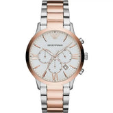 Emporio Armani Elegant Two-Tone Timepiece for Men - Watches
