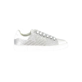 Emporio Armani Silver Leather Women Sneaker - EU35/US5 - Sneakers