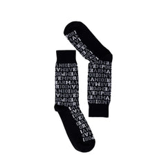 Emporio Armani Underwear Black Cotton Sock - One Size - Crew Socks