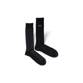 Emporio Armani Underwear Black Cotton Sock - One Size - Crew Socks