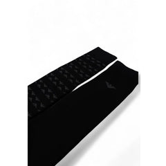 Emporio Armani Underwear Black Cotton Sock - One Size - Crew Socks