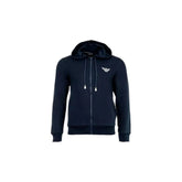 Emporio Armani Underwear Blue Cotton Hoodie - IT48 | L