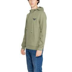 Emporio Armani Underwear Green Cotton Hoody - IT44 | S - Hoodies