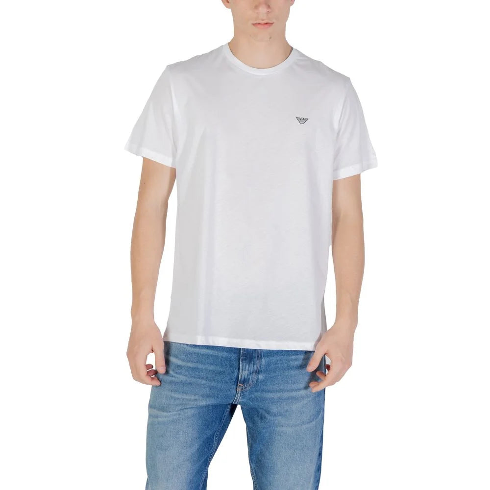 Emporio Armani Underwear White Cotton T-Shirt - T-Shirts