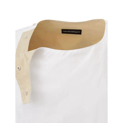 Emporio Armani White Cotton T-Shirt - T-Shirts