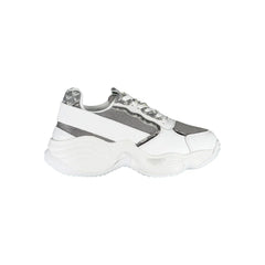 Emporio Armani White Polyester Sneaker - EU35/US5 - Sneakers
