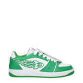 Enterprise Japan Green Leather Low Tops