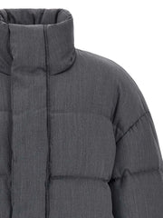 Entire Studios Gray Wool Full-Length Jacket