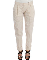 Ermanno Scervino Beige Chinos Casual Dress Pants Khakis - IT40|S - Chinos