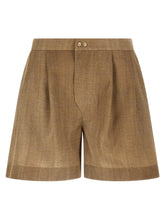 Ermanno Scervino Beige Polyester Bermuda Shorts