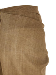 Ermanno Scervino Beige Polyester Mini Skirt - IT40