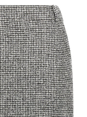 Ermanno Scervino Bicolor Wool Midi Skirt