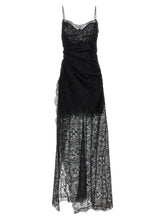 Ermanno Scervino Black Polyester Long Dress - IT40