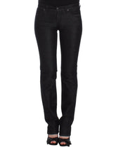 Ermanno Scervino Black Slim Jeans Denim Pants Skinny Leg Stretch - Jeans