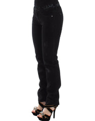 Ermanno Scervino Black Slim Jeans Denim Pants Skinny Stretch - IT40 - Jeans