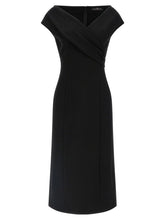 Ermanno Scervino Black Viscose Midi Dress - IT40
