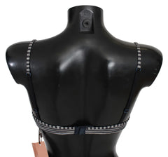 Ermanno Scervino Blue Stripes Lace Reggiseno Bra Underwear - IT2 | S - Bras