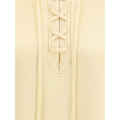 Ermanno Scervino Cream Cashmere Cashmere Sweater - IT40 | M - Sweaters