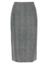 Ermanno Scervino Gray Silk Midi Skirt - IT44