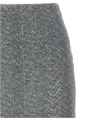 Ermanno Scervino Gray Silk Midi Skirt - IT44