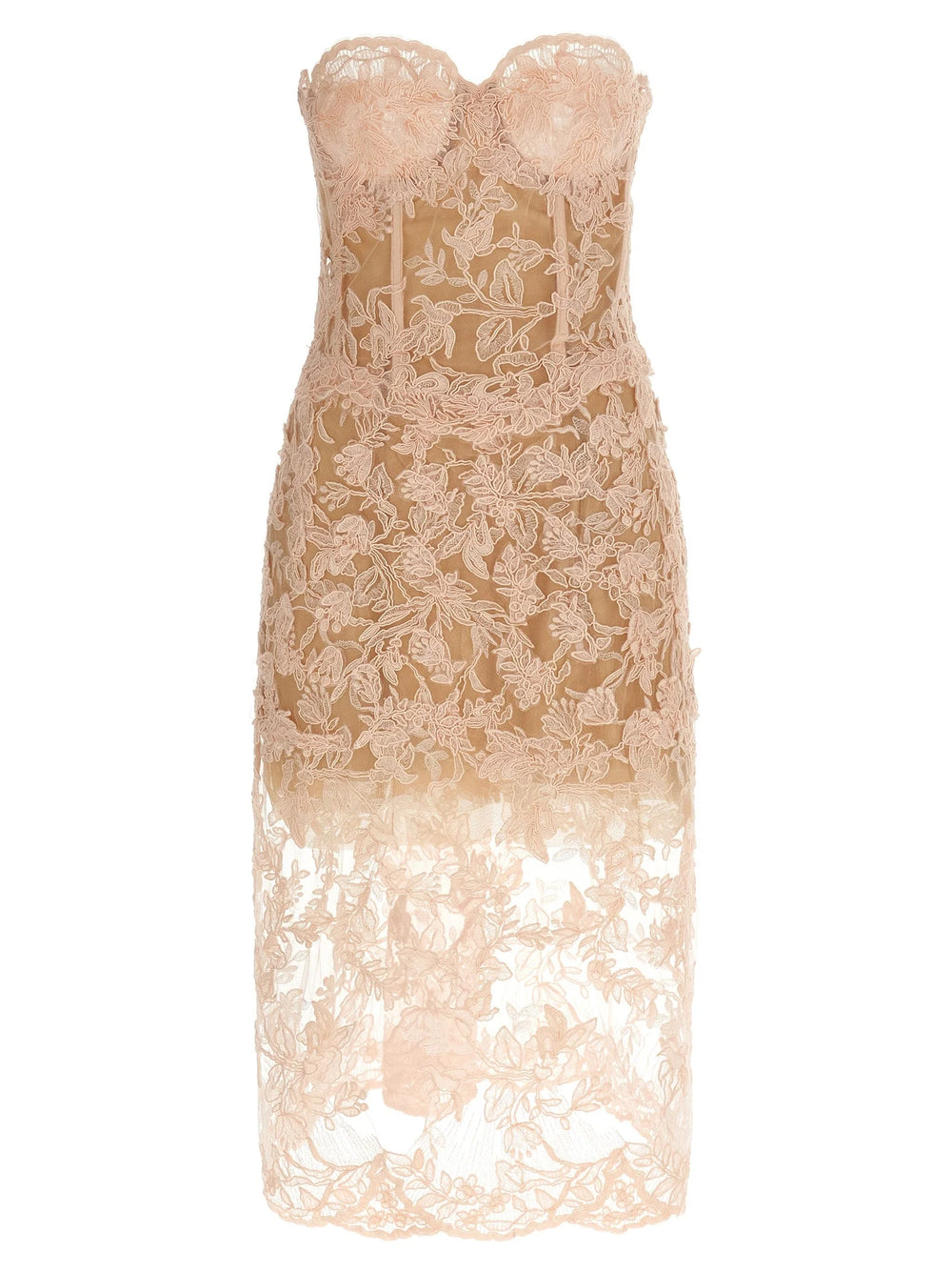 Ermanno Scervino Multicolor Polyester Midi Dress - IT38