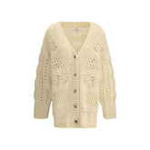 Ermanno Scervino Perforated cashmere Cardigan - IT38 | S - Cardigans
