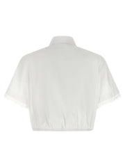 Ermanno Scervino White Cotton Blouse