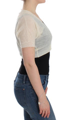 Ermanno Scervino White Wool Cardigan Sweater - IT42 | S - Sweaters