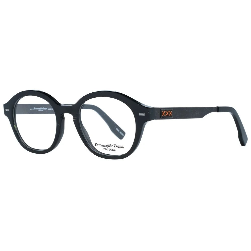 Ermenegildo Zegna Black Men Glasses Frame - Eyeglasses